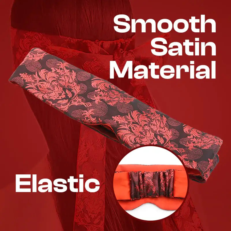 Scarlet Shroud - Satin Blindfold - Frisky Business Adult Sex Toys Shop