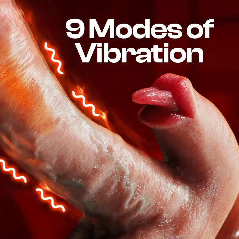 Sensual Glide – Wireless Thrusting Vibrating Dildo - Frisky Business Adult Sex Toys Shop
