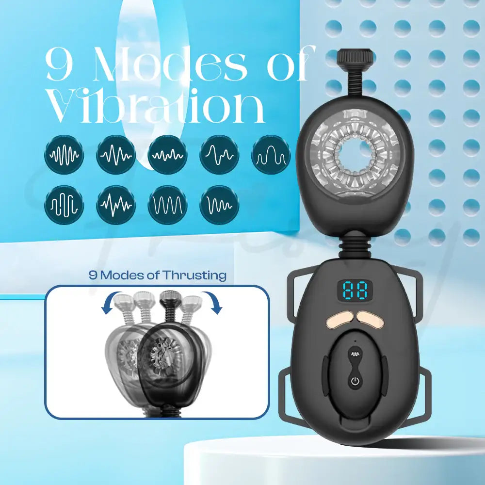 StratoMate - Hands Free Automatic Thrusting Masturbator With Remote Control - Frisky Business Adult Sex Toys Shop