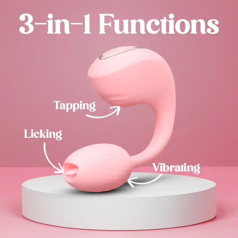 Tap’Tad Tickler – Tapping Licking Wearable Vibrator - Frisky Business Adult Sex Toys Shop