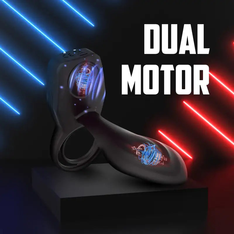 Tingle Tongue Tango – Vibrating & Tapping Cock Ring - Frisky Business Adult Sex Toys Shop