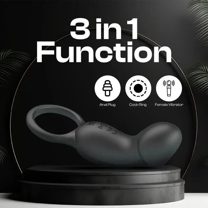 Trae Tantalize - 3-in-1 Vibrating Cock Ring - Frisky Business Adult Sex Toys Shop