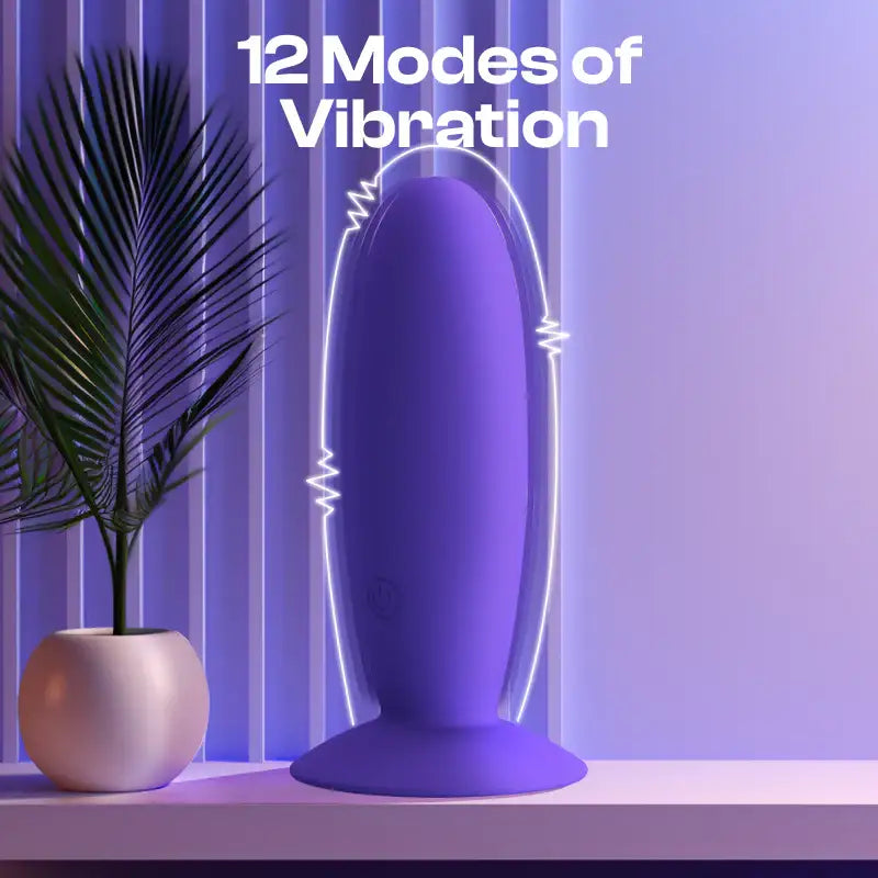 Vibrant Velvet - Vibrating Butt Plug with Remote Control - Frisky Business Adult Sex Toys Shop