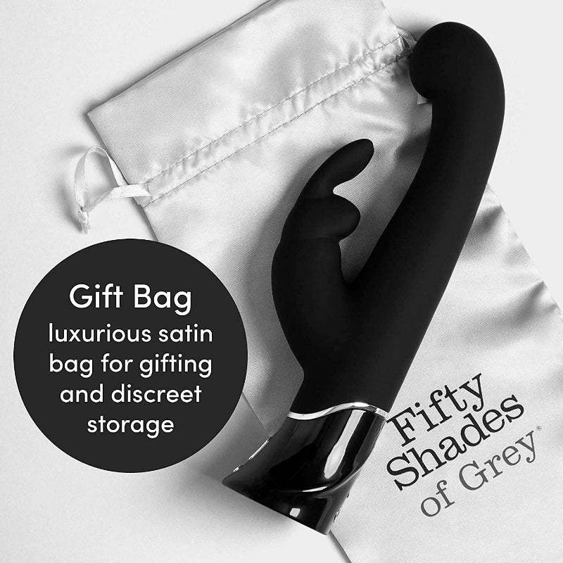 Fifty Shades Of Grey Greedy Girl G-Spot Rabbit Vibrator multi-speed vibration quiet motor ergonomic shape Singapore