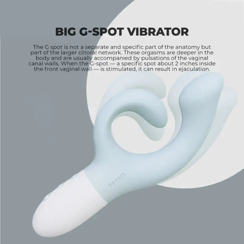 KISSTOY Big G G-Spot Stimulation Vibrator Soft Silicone Material Skin-Friendly Gentle Touch Singapore