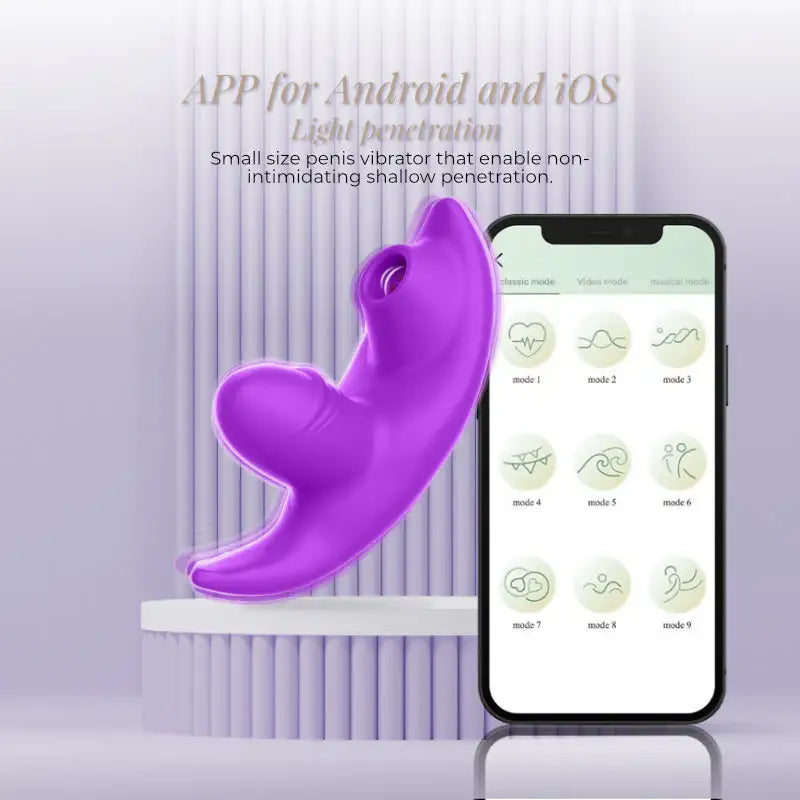 Harmony Wave - Wearable APP Dual Motor Clitoral Vibrator With Light Penetration - Frisky Business Adult Sex Toys Shop