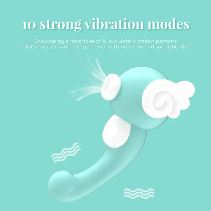 Sea Kiss - 2 in 1 Clitoris G-spot Vibrator - Frisky Business Adult Sex Toys Shop