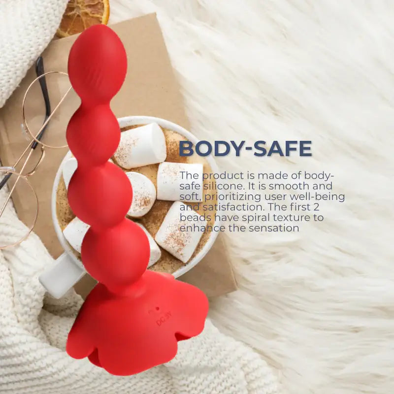 Bloom Beads Ecstasy – Rotating and Vibrating Anal Beads - Frisky Business Adult Sex Toys Shop