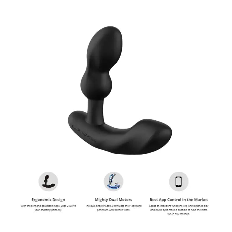 Lovense Edge 2 flexible neck design adjustable fit prostate stimulation device Singapore