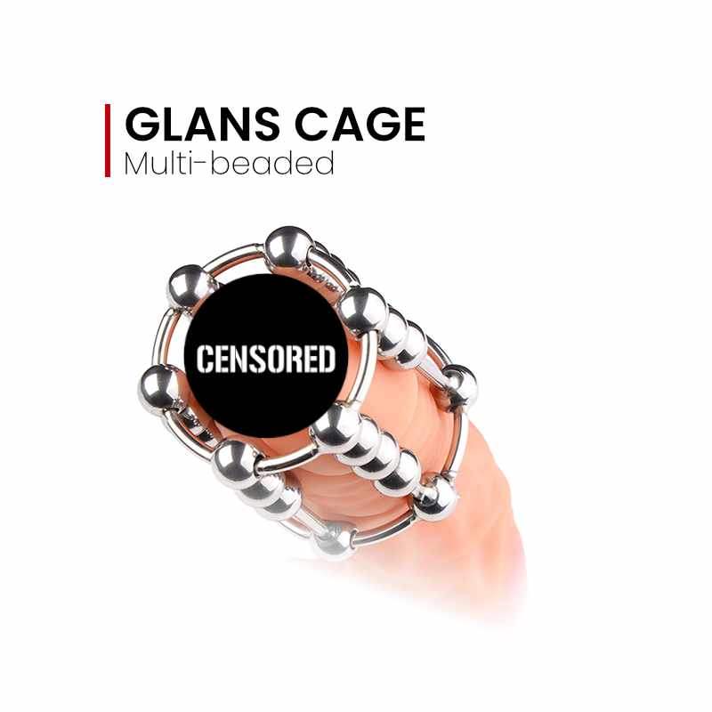 Cocky - Penis Cage with Movable Beads - Frisky Business Adult Sex Toys Shop