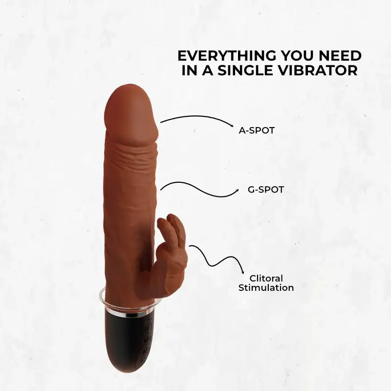 RabbitRide - Realistic Dildo Vibrator - Frisky Business Adult Sex Toys Shop
