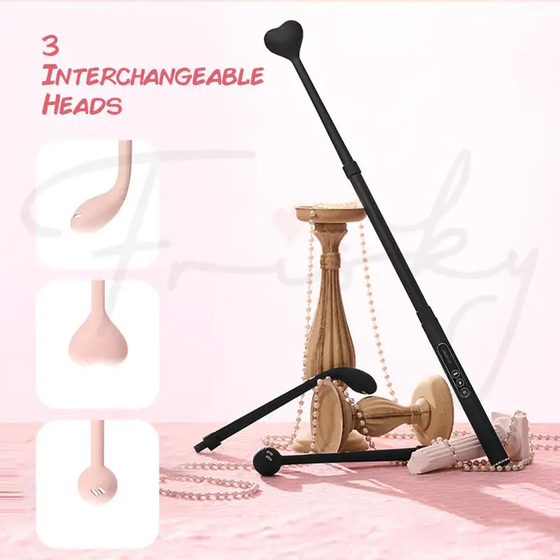 KISSTOY® Find Her Portable Multi-Functional Electro Play Wand with Quiet Operation Singapore