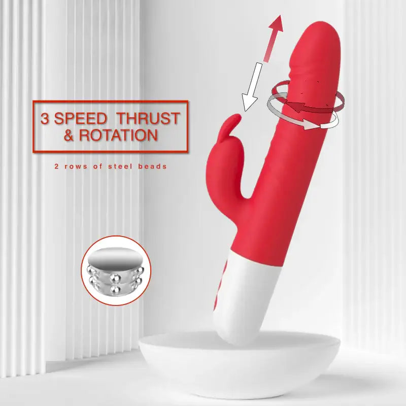 Spinning Sensation Dynamo – Triple Stimulation Vibrator - Frisky Business Adult Sex Toys Shop