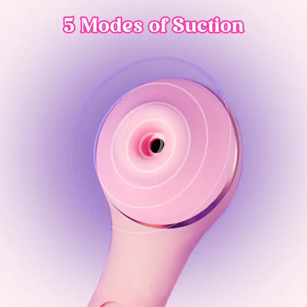 KISSTOY® Polly Max Portable Pink Vibrator with Sleek Silicone Finish Singapore