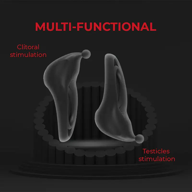 Twin Tremor - Vibrating Cock Ring - Frisky Business Adult Sex Toys Shop