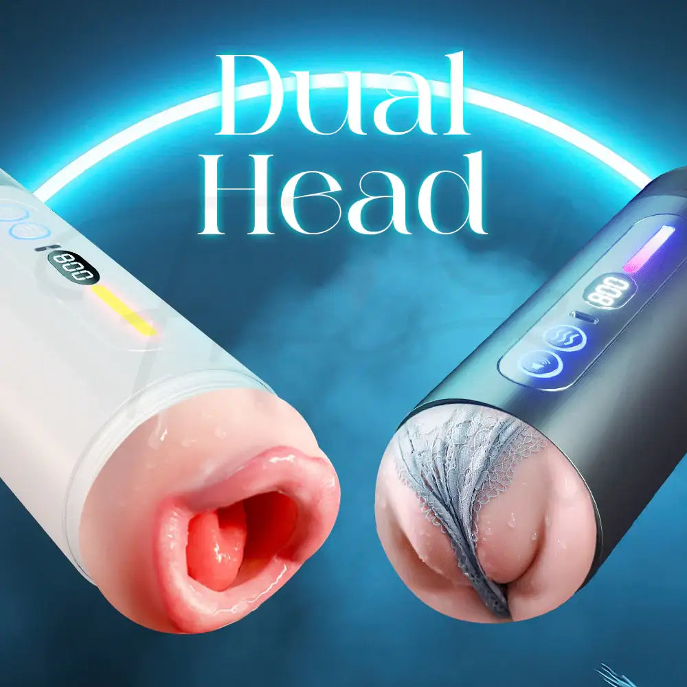 Divine Chalice – APP Control Dual Entry Auto Vibrating Masturbator - Frisky Business Adult Sex Toys Shop