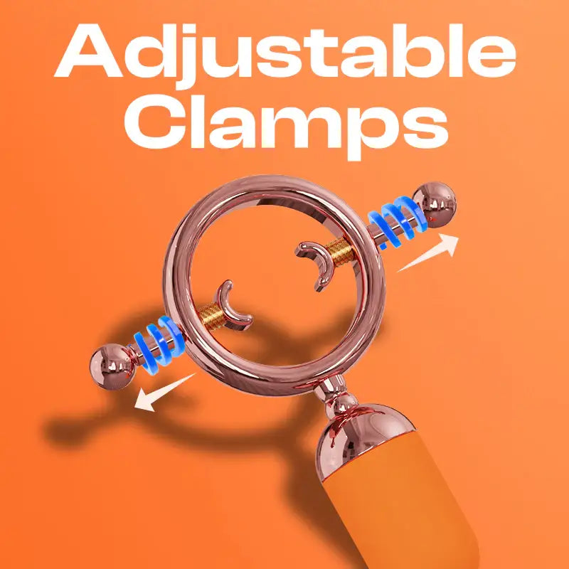 Forbidden Frenzy - Female Vibrating Nipple Clamps - Frisky Business Adult Sex Toys Shop