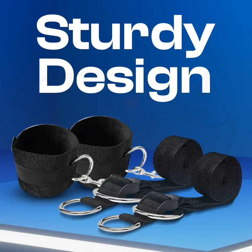 Forbidden Hold – BDSM Bed/Chair/Table Legs Bondage Hand & Leg Cuff Set - Frisky Business Adult Sex Toys Shop