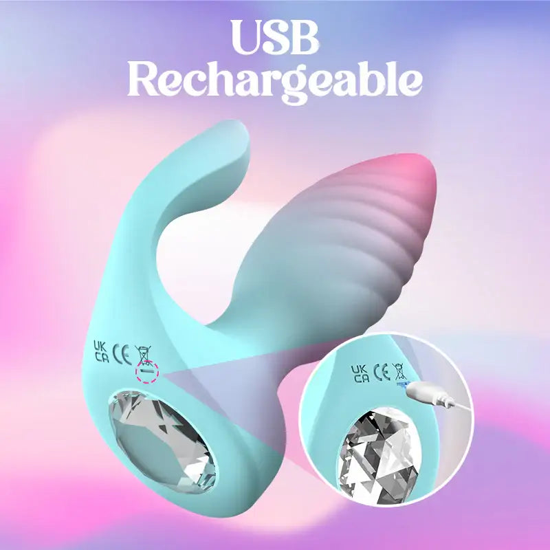 Gradient Glow - Vibrating Anal Plug with Remote Control - Frisky Business Adult Sex Toys Shop