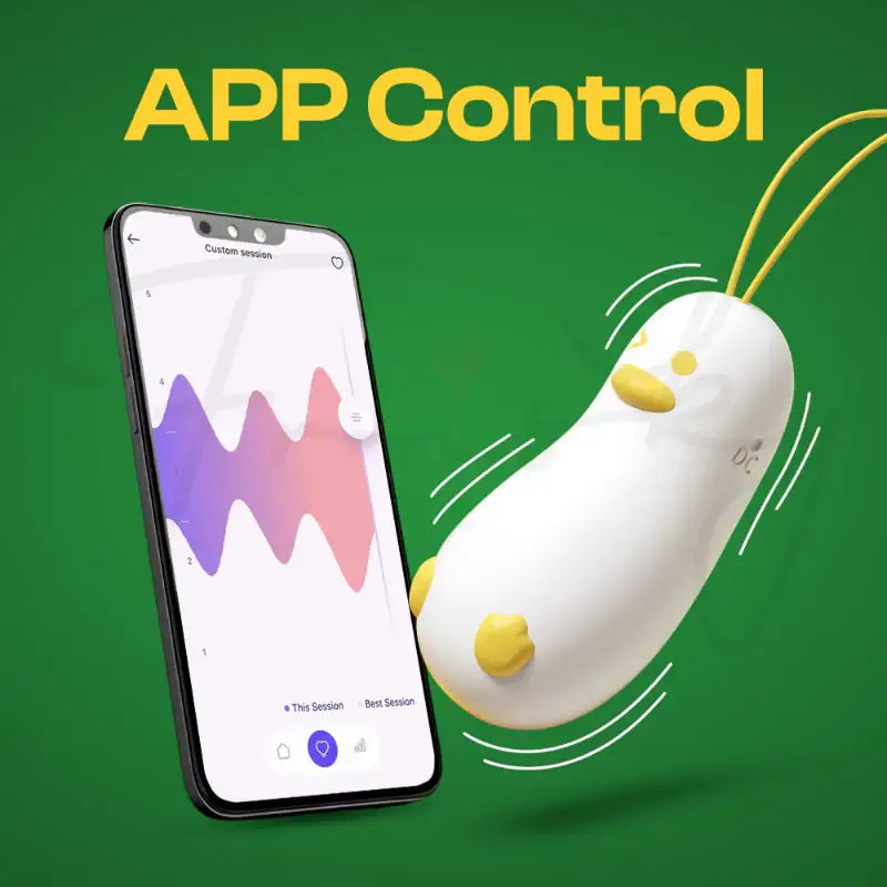 Hi-Duck - Adult Female Sex Toys APP Control Wearable Egg Vibrator - Frisky Business Adult Sex Toys Shop