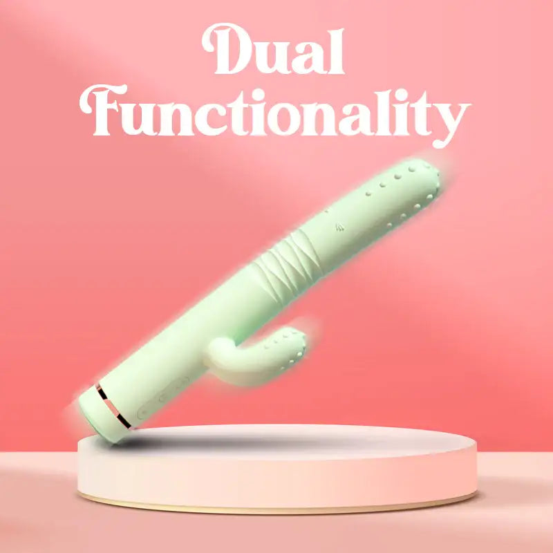Jolly Cactus – Thrusting & Vibrating Dual Vibrator - Frisky Business Adult Sex Toys Shop