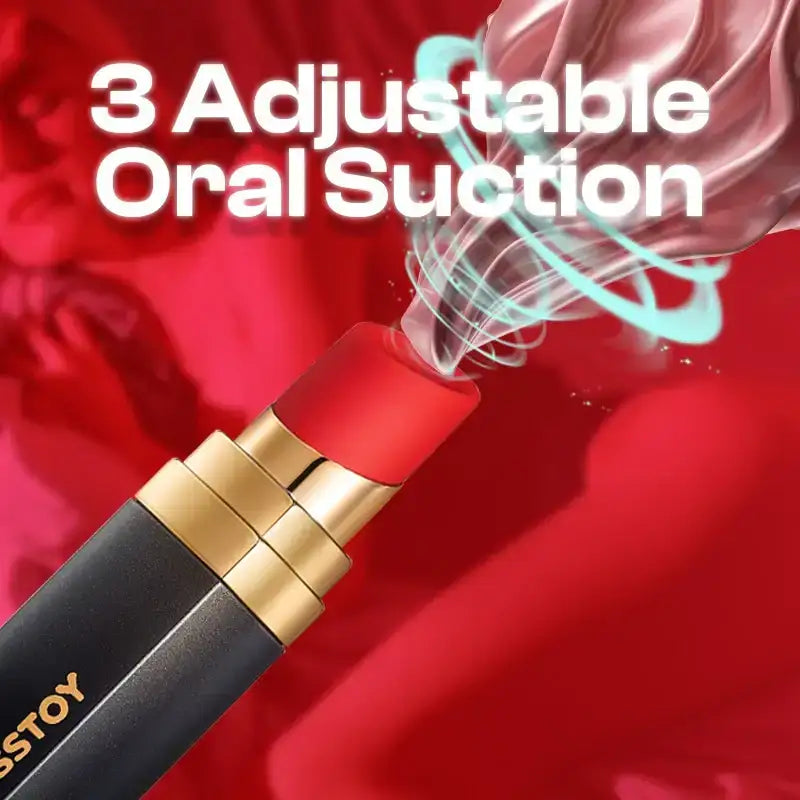 KISSTOY® BOBO Portable Oral Vibrator in Red for Comfortable Personal Use Singapore