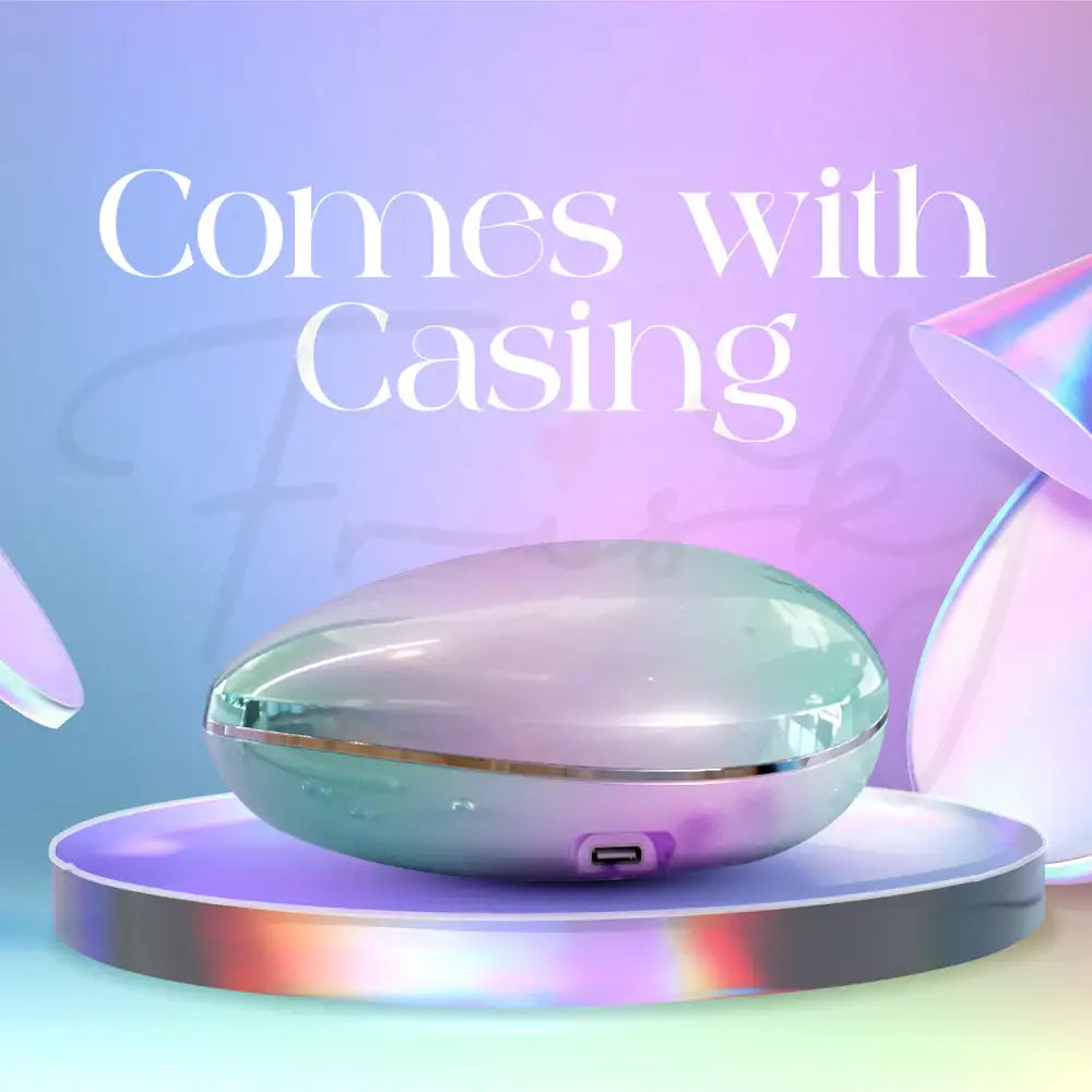 Lumi Shell - Suction Vibrator With Casing - Frisky Business Adult Sex Toys Shop