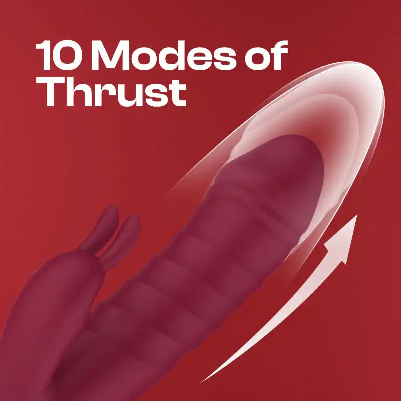 Luxe Leap - Female Rabbit Thrusting Vibrator - Frisky Business Adult Sex Toys Shop