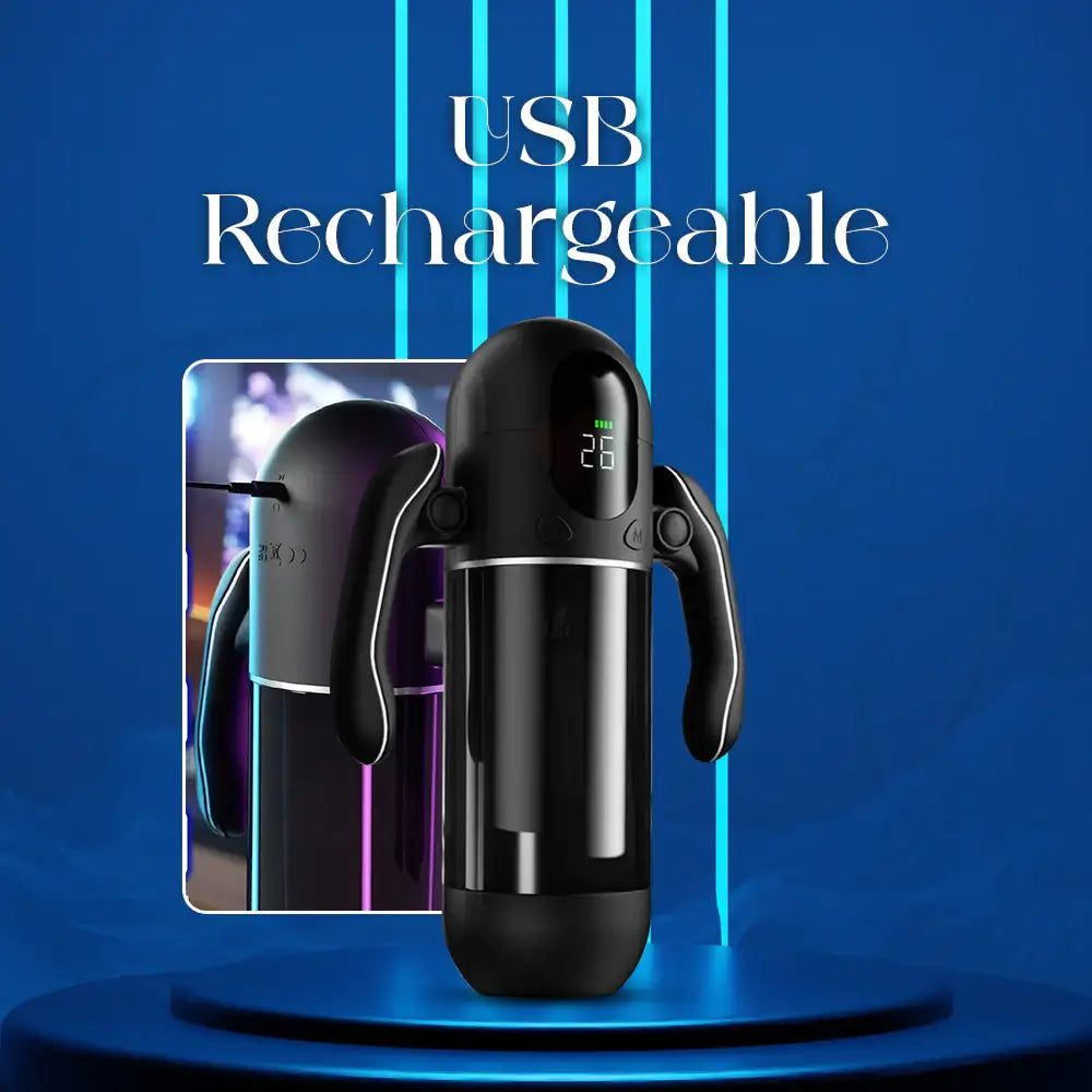 Magic Future – Auto Suction and Vibrating Masturbator - Frisky Business Adult Sex Toys Shop