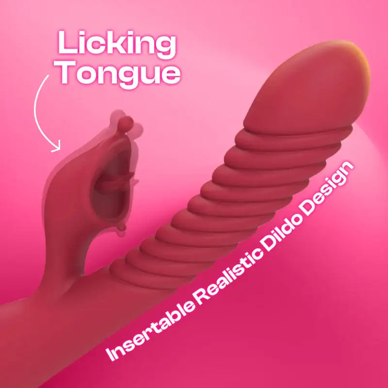 Marry Mirage - Dual Vibrator with Licking Tongue - Frisky Business Adult Sex Toys Shop