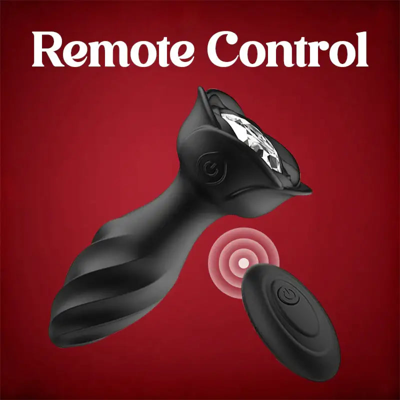 Mid’Blossom Magic - Vibrating Anal Plug with Remote Control - Frisky Business Adult Sex Toys Shop