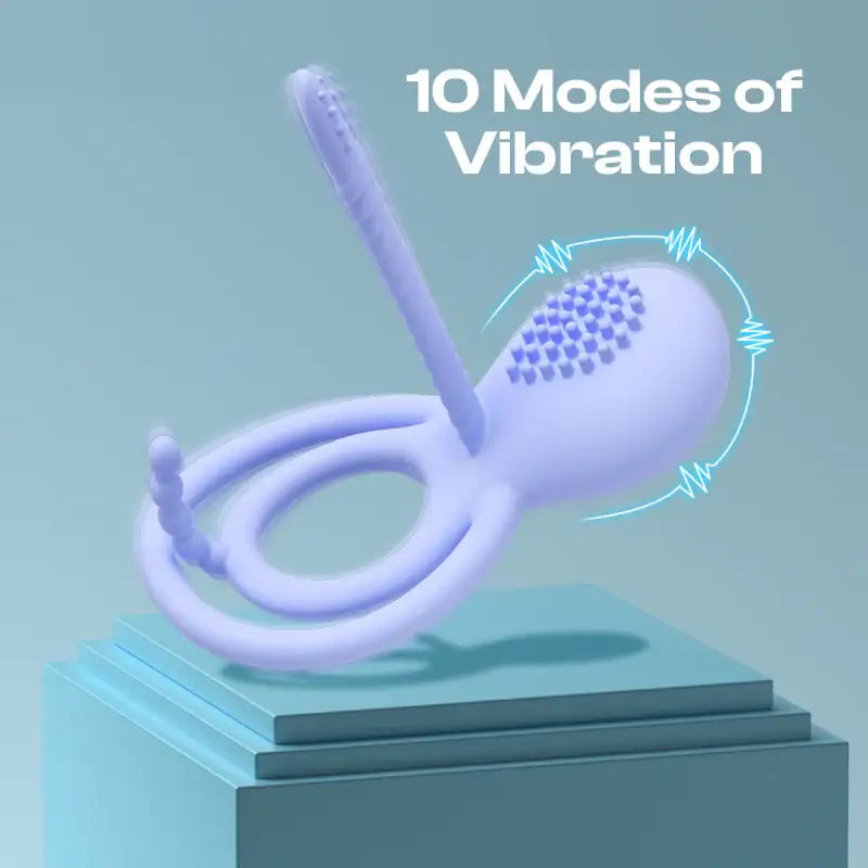 Mizz Mystique - APP Control Vibrating Dual Cock Rings - Frisky Business Adult Sex Toys Shop