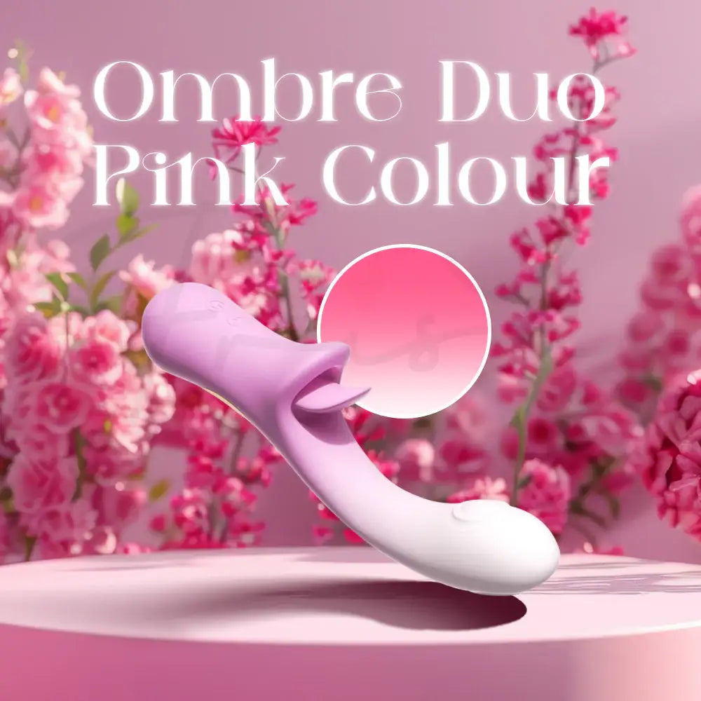 Moonlit Touch – Tongue Licking Clitoral Stimulation G-Spot Tapping Vibrator - Frisky Business Adult Sex Toys Shop