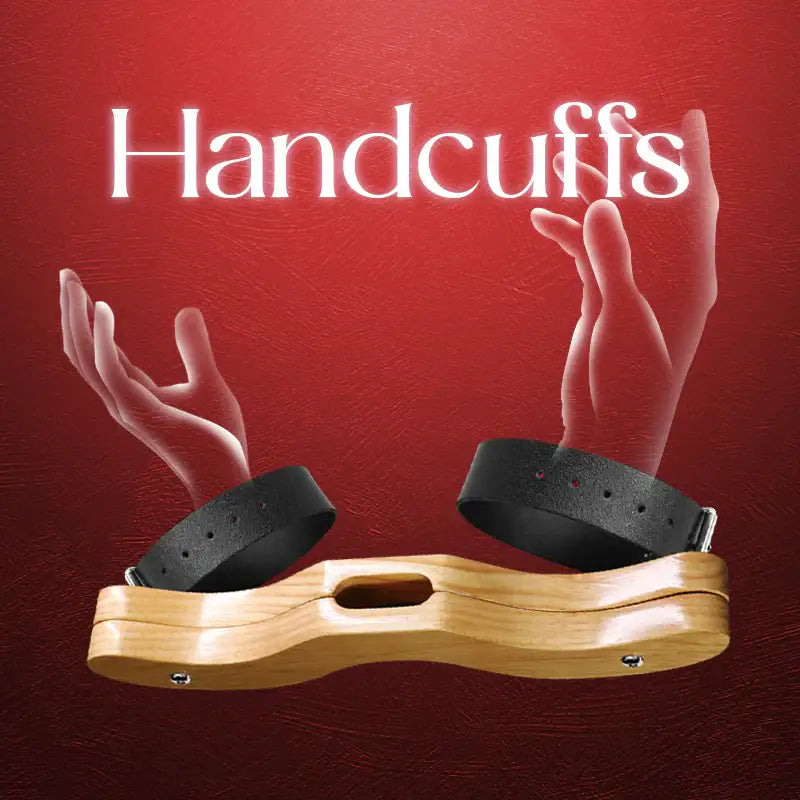 The OakGrip Testicles Clamps with Handcuffs - Frisky Business Adult Sex Toys Shop