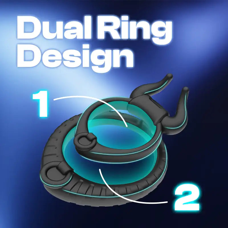 Ox Overdrive - Vibrating Dual Cock Ring - Frisky Business Adult Sex Toys Shop