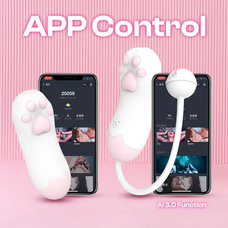 Paw Kiss – Female Egg Vibrator with APP Control - Frisky Business Adult Sex Toys Shop