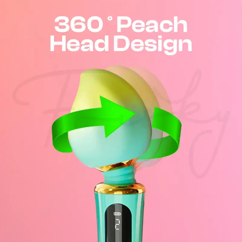 Peach Pulse - Female Peachy Mini AV Vibrator - Frisky Business Adult Sex Toys Shop