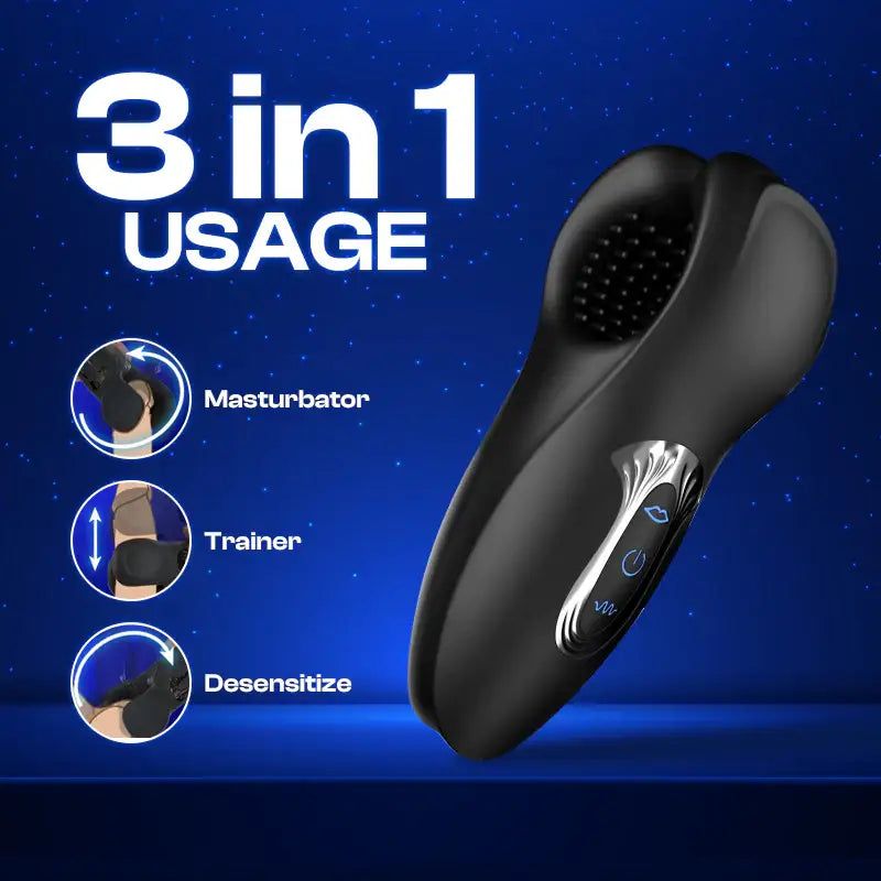 Prime Grip - 3 in 1 Male Masturbator + Trainer + Desensitize - Frisky Business Adult Sex Toys Shop