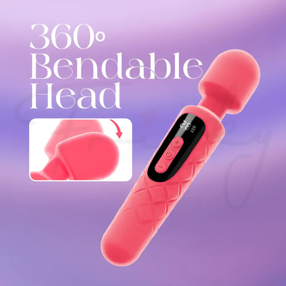 Radielle - LED Display AV Wand Vibrator - Frisky Business Adult Sex Toys Shop