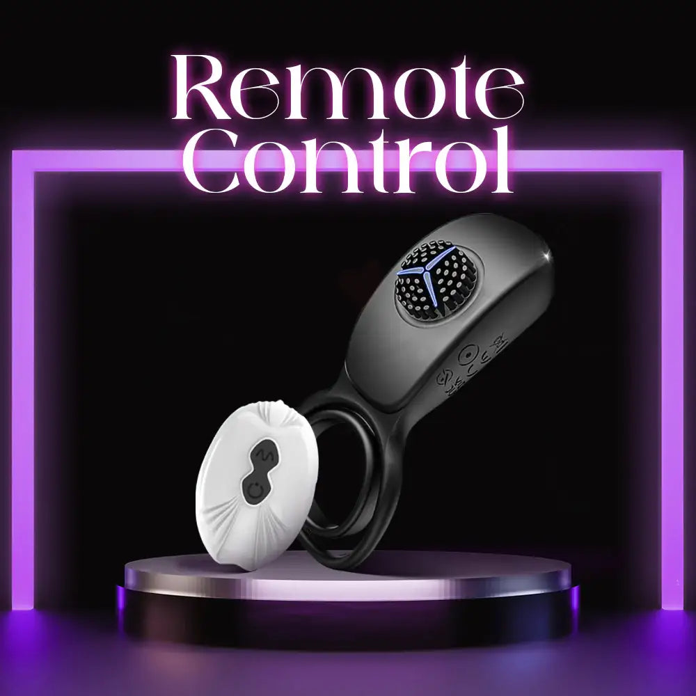 Rio Lock – Duo Loop Cock Ring Vibrator with Remote Control - Frisky Business Adult Sex Toys Shop