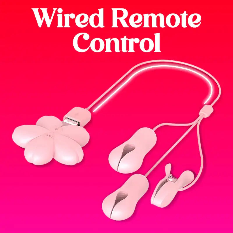 Sakura Secrets - Nipple Vibrator with 3 Clamps - Frisky Business Adult Sex Toys Shop