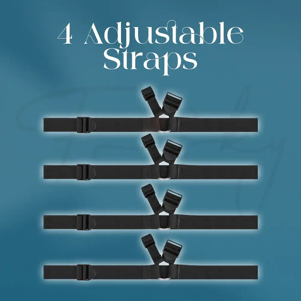 Seductive Submission – BDSM Bed Bondage Hand & Leg Cuff Set - Frisky Business Adult Sex Toys Shop
