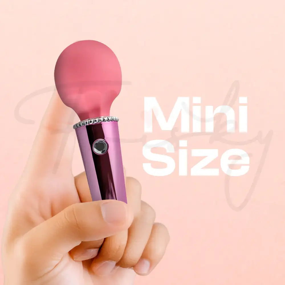 Shimmer Luxe - Female Mini AV Diamond Vibrator - Frisky Business Adult Sex Toys Shop