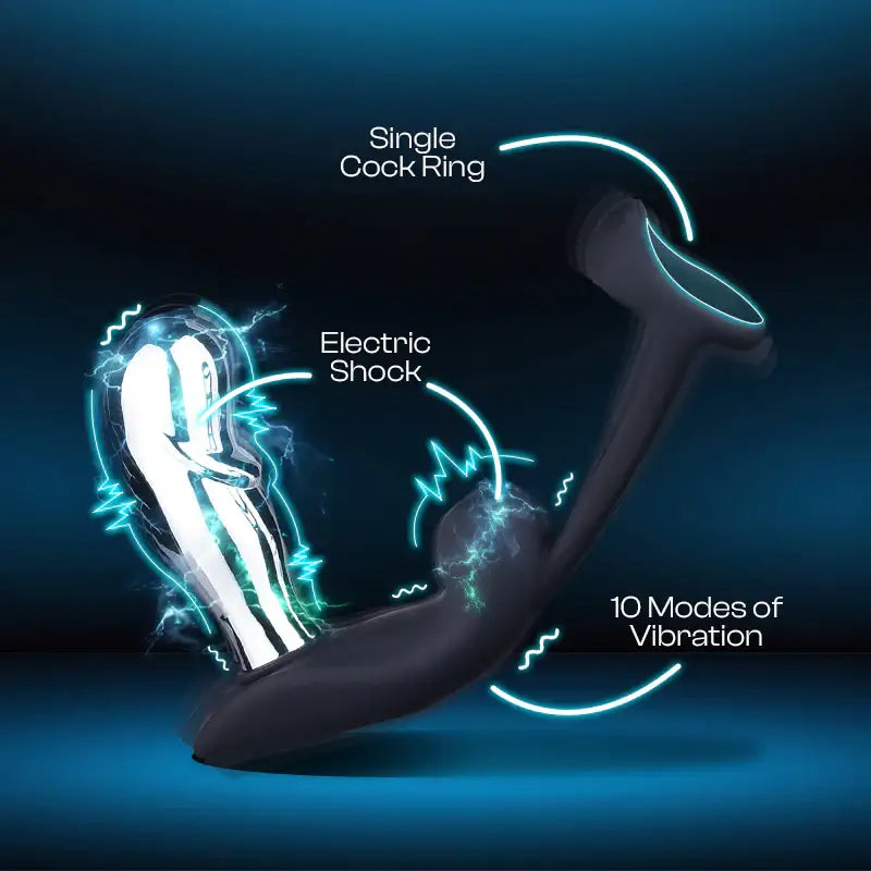 Tesla Torrent - Electric Shock Prostate Massager with Remote Control - Frisky Business Adult Sex Toys Shop
