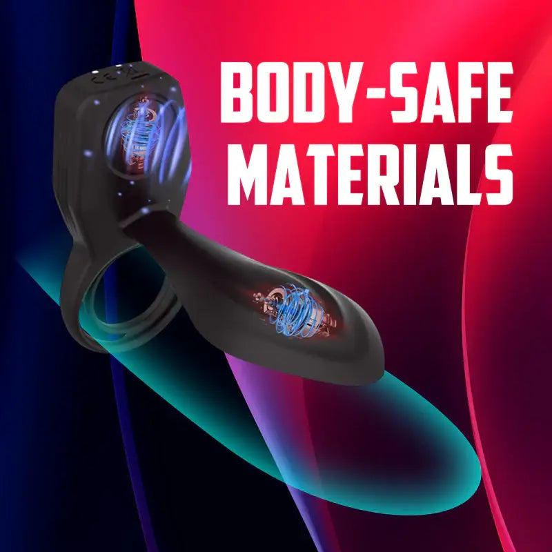 Tingle Tongue Tango – Vibrating & Tapping Cock Ring - Frisky Business Adult Sex Toys Shop