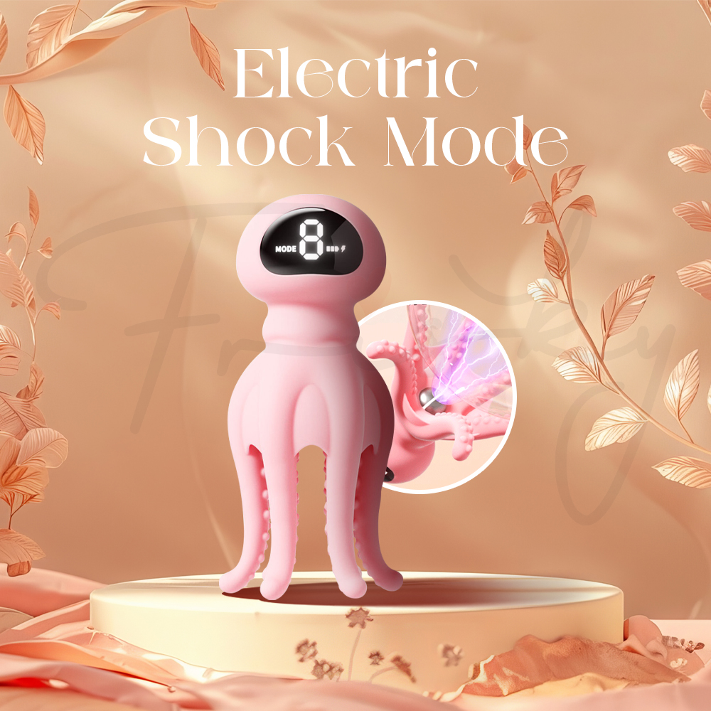 Flexible tentacle tips demonstrating electric shock mode stimulation feature