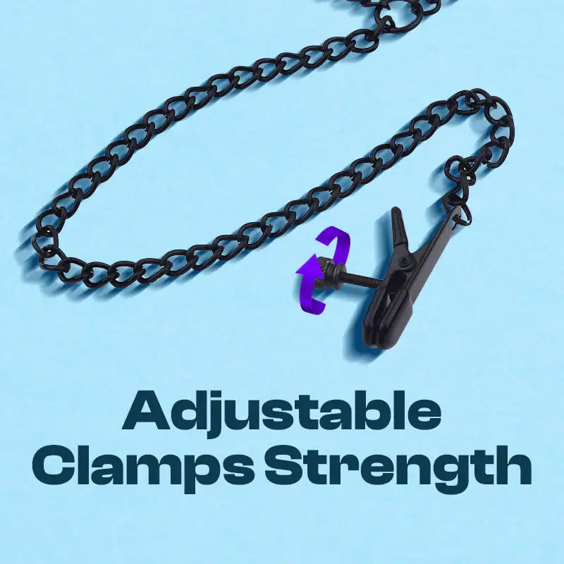 Trinity Ties - Y-shaped Nipple Clamps with Chains - Frisky Business Adult Sex Toys Shop