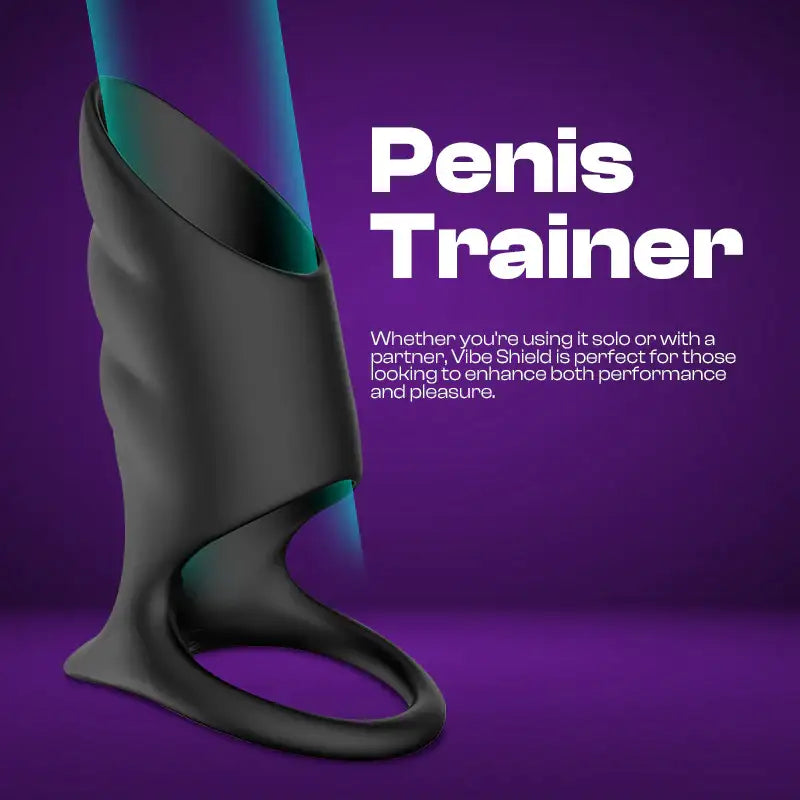 Vibe Shield - Vibrating Single Loop Cock Ring - Frisky Business Adult Sex Toys Shop