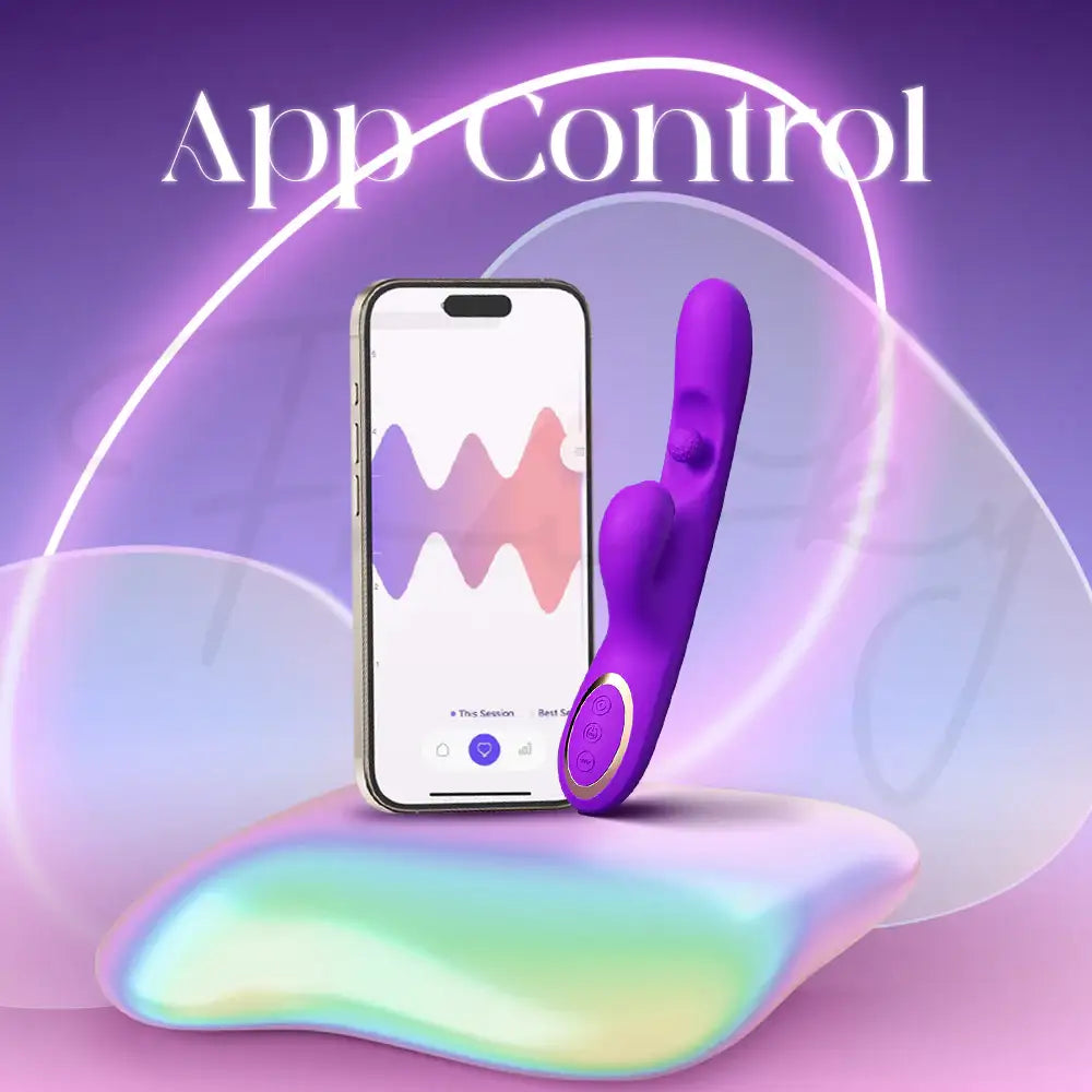 Vibrant Allure - Spinning Ball G-Spot + Licking Vibrator, Adult Female Rechargeable Sex Toy - Frisky Business Adult Sex Toys Shop