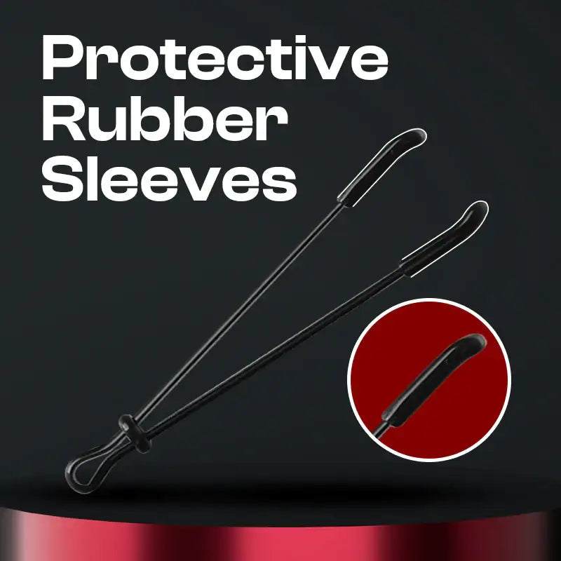 Vow V - V-Shaped Black Nipple Clamps - Frisky Business Adult Sex Toys Shop